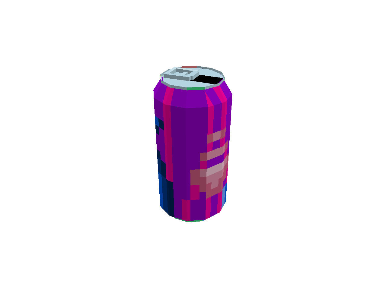 Soda Can made in Blockbench whilst practising